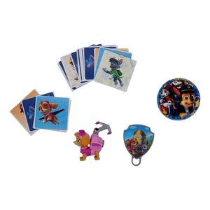 Paw Patrol Wind Up Toy, Bouncy Ball, Badge, and Stack of Stickers